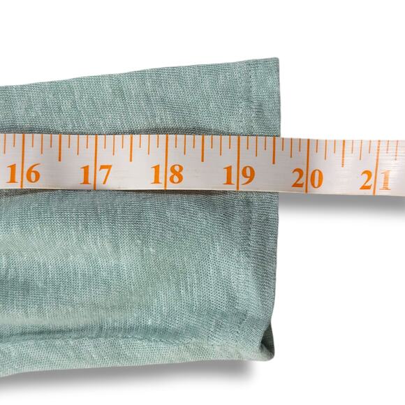 EUC J.Jill Love Linen Split Neck Oversized Linen Tunic Sz. S [6-8] Soft Green - Picture 8 of 10